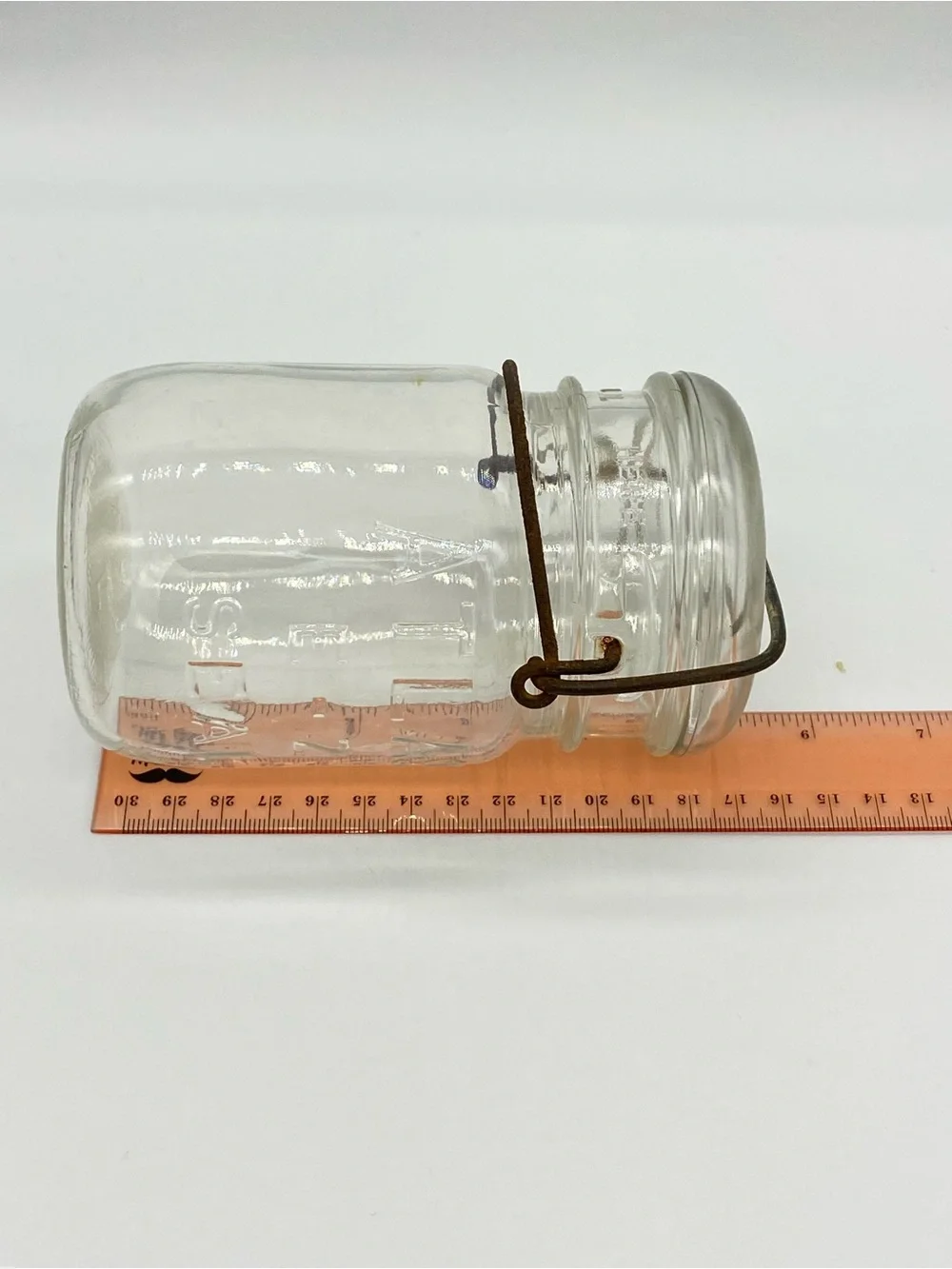 Atlas E-Z Seal Glass Canning Jar with Glass Lid & Wire Bail Farmhouse Décor